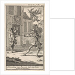 Don Pablo (Buscon) meet a fencing master by Jan Claesz ten Hoorn