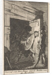 Don Diego meets a man with a lantern by Jan Claesz ten Hoorn
