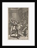 The Registrar is attacked by four men dressed as devils by Jan Claesz ten Hoorn