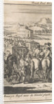 Cardinal Mazarin in a carriage on the way to Pheasant Island by Boudewijn van der Aa