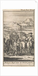 Cardinal Mazarin in a carriage on the way to Pheasant Island by Boudewijn van der Aa