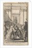 King Louis XIV greet Cardinal Mazarin by Boudewijn van der Aa