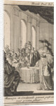 Cardinal Mazarin defends himself in a meeting by Boudewijn van der Aa