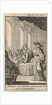 Cardinal Mazarin defends himself in a meeting by Boudewijn van der Aa