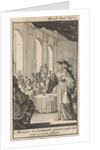 Cardinal Mazarin defends himself in a meeting by Boudewijn van der Aa