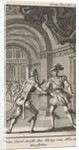 Don Carlos is trying to murder the Duke of Alva by Engelbrecht Boucquet