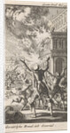 Fire in the Escorial, The Royal Site of San Lorenzo de El Escorial by Anonymous