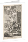Fire in the Escorial, The Royal Site of San Lorenzo de El Escorial by Anonymous