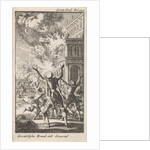 Fire in the Escorial, The Royal Site of San Lorenzo de El Escorial by Anonymous