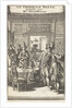 Don Pascale tears, in the presence of Don Henrique, Angelique and Marcelle, the hat of lackey Gusman's head by Adriaan Braakman