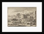 Earthquake in Jamaica where the city Port Royal is destroyed, 1615 by Pieter van der Aa I