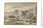 Earthquake in Jamaica where the city Port Royal is destroyed, 1615 by Pieter van der Aa I