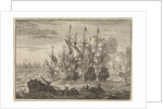 Battle of Beachy Head by Pieter van der Aa I