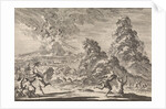 Earthquake in Ambon, Indonesia, 1674 by Pieter van der Aa I