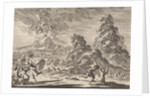 Earthquake in Ambon, Indonesia, 1674 by Pieter van der Aa I