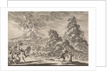 Earthquake in Ambon, Indonesia, 1674 by Pieter van der Aa I