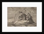 Sad state of seven sailors from the ship The Karseboom, wrecked at Halmstad by Pieter van der Aa I