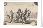 Cartoon about the struggle between Louis XIV and Pope Innocent XI by Pieter van der Aa I