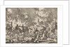 Fire in Trondheim, Norway 1681 by Pieter van der Aa I