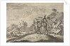 Marshal Turenne falls dead from his horse by Pieter van der Aa I