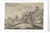 Marshal Turenne falls dead from his horse by Pieter van der Aa I