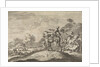 Marshal Turenne falls dead from his horse by Pieter van der Aa I