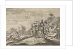 Marshal Turenne falls dead from his horse by Pieter van der Aa I