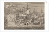 Five Zeeland privateers fight against eight Portuguese warships off the coast of Brazil, in 1657 by Pieter van der Aa I