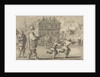 Boy offends the Mayor of Strasbourg by stealing the stick from his clerk by Pieter van der Aa I