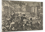 Magdeburg conquered by Tilly while defenseless civilians are massacred, 1631 by Pieter van der Aa I