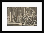 Margaret Church in La Rochelle, France, is Catholically re-consecrated by lashing the pulpit, pillars and benches with rods, 1628 by Pieter van der Aa I