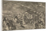 King Louis XIII caught up in floods and windstorms near Narbonne, France 1632 by Pieter van der Aa I