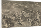 King Louis XIII caught up in floods and windstorms near Narbonne, France 1632 by Pieter van der Aa I