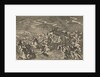 King Louis XIII caught up in floods and windstorms near Narbonne, France 1632 by Pieter van der Aa I