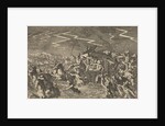 King Louis XIII caught up in floods and windstorms near Narbonne, France 1632 by Pieter van der Aa I