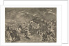 King Louis XIII caught up in floods and windstorms near Narbonne, France 1632 by Pieter van der Aa I