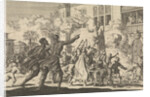 Storming the palace of the viceroy of Mexico, 1623 by Pieter van der Aa I