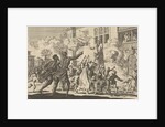 Storming the palace of the viceroy of Mexico, 1623 by Pieter van der Aa I