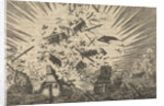 The Dutch ship Walcheren explodes along with five Portuguese ships, 1631 by Pieter van der Aa I