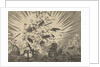 The Dutch ship Walcheren explodes along with five Portuguese ships, 1631 by Pieter van der Aa I