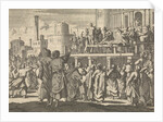 Sultan Murad IV has the arms and legs of two men cut off because they had smoked, ca. 1630 by Pieter van der Aa I