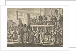 Sultan Murad IV has the arms and legs of two men cut off because they had smoked, ca. 1630 by Pieter van der Aa I