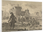 Johan 't Serclaes, Count of Tilly, has conquered Minden and lets his victims be thrown in the river Wertha, 1626 by Pieter van der Aa I