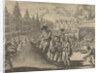 Market in Frankfurt, Germany, during the coronation of Emperor Ferdinand II, 1619 by Pieter van der Aa I