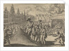 Market in Frankfurt, Germany, during the coronation of Emperor Ferdinand II, 1619 by Pieter van der Aa I