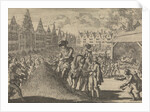 Market in Frankfurt, Germany, during the coronation of Emperor Ferdinand II, 1619 by Pieter van der Aa I