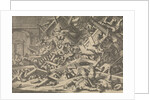 Collapsed gallery during a Catholic worship in the house of the Spanish ambassador in London, 1623 by Pieter van der Aa I
