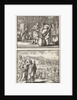 The widow of Zarephath fills the miraculous cruse of oil, Elisa's performance in the war against Syria by Andries van Damme