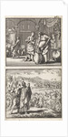 The widow of Zarephath fills the miraculous cruse of oil, Elisa's performance in the war against Syria by Andries van Damme