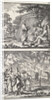 Abraham receives the three angels, Lot leaves Sodom by Andries van Damme